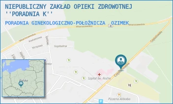 PORADNIA GINEKOLOGICZNO-POŁOŻNICZA - NIEPUBLICZNY ZAKŁAD OPIEKI ZDROWOTNEJ ''PORADNIA K'' - UL. CZĘSTOCHOWSKA 31/25,  OZIMEK