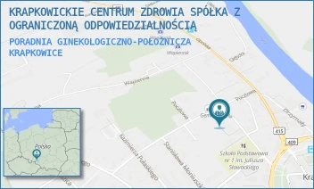 PORADNIA GINEKOLOGICZNO-POŁOŻNICZA - KRAPKOWICKIE CENTRUM ZDROWIA SPÓŁKA Z OGRANICZONĄ ODPOWIEDZIALNOŚCIĄ - UL. SZKOLNA 7,  KRAPKOWICE