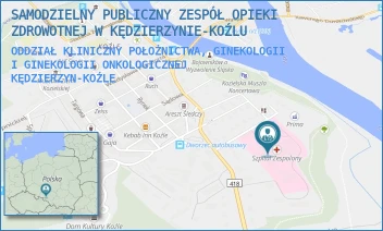 ODDZIAŁ KLINICZNY POŁOŻNICTWA, GINEKOLOGII I GINEKOLOGII ONKOLOGICZNEJ - SAMODZIELNY PUBLICZNY ZESPÓŁ OPIEKI ZDROWOTNEJ W KĘDZIERZYNIE-KOŹLU - UL. ROOSEVELTA 2,  KĘDZIERZYN-KOŹLE