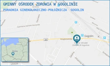 PORADNIA GINEKOLOGICZNO-POŁOŻNICZA - GMINNY OŚRODEK ZDROWIA W GOGOLINIE - UL. SZKOLNA 2,  GOGOLIN