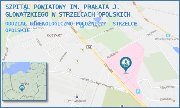 ODDZIAŁ GINEKOLOGICZNO-POŁOŻNICZY - SZPITAL POWIATOWY IM. PRAŁATA J. GLOWATZKIEGO W STRZELCACH OPOLSKICH - UL. OPOLSKA 36,  STRZELCE OPOLSKIE