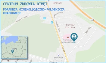 PORADNIA GINEKOLOGICZNO-POŁOŻNICZA - NIEPUBLICZNY ZAKŁAD OPIEKI ZDROWOTNEJ PRZYCHODNIA LEKARSKA OTMĘT S.C. IZOLDA ŚWISTUŃ TOMASZ ŚWISTUŃ - UL. JAGIELLOŃSKA 29,  KRAPKOWICE