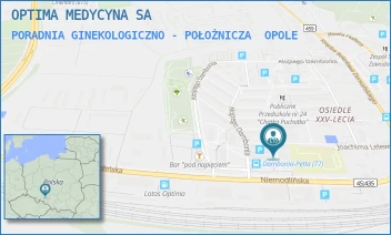 PORADNIA GINEKOLOGICZNO - POŁOŻNICZA - OPTIMA MEDYCYNA SA - UL. DAMBONIA 171,  OPOLE