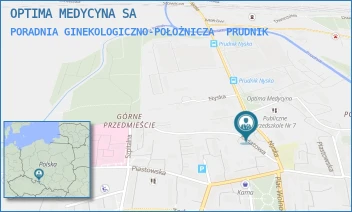 PORADNIA GINEKOLOGICZNO-POŁOŻNICZA - OPTIMA MEDYCYNA SA - UL. NYSKA 1,  PRUDNIK