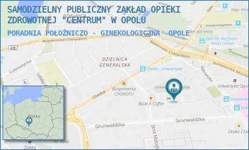 PORADNIA POŁOŻNICZO - GINEKOLOGICZNA - SAMODZIELNY PUBLICZNY ZAKŁAD OPIEKI ZDROWOTNEJ "CENTRUM" W OPOLU - KATOWICKA 91-93,  OPOLE