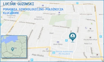 PORADNIA GINEKOLOGICZNO-POŁOŻNICZA - LUCJAN GUZOWSKI - WOLNOŚCI 6,  KLUCZBORK