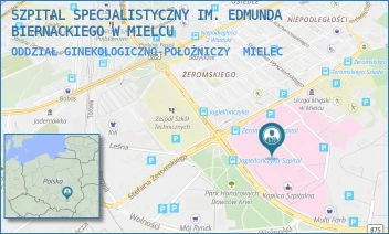 ODDZIAŁ GINEKOLOGICZNO-POŁOŻNICZY - SZPITAL SPECJALISTYCZNY IM. EDMUNDA BIERNACKIEGO W MIELCU - UL. ŻEROMSKIEGO 22,  MIELEC