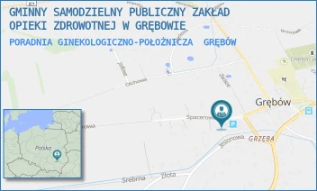PORADNIA GINEKOLOGICZNO-POŁOŻNICZA - GMINNY SAMODZIELNY PUBLICZNY ZAKŁAD OPIEKI ZDROWOTNEJ W GRĘBOWIE - UL. SPACEROWA 11,  GRĘBÓW