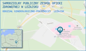 ODDZIAŁ GINEKOLOGICZNO-POŁOŻNICZY - SAMODZIELNY PUBLICZNY ZESPÓŁ OPIEKI ZDROWOTNEJ W LEŻAJSKU - UL. LEŚNA 22,  LEŻAJSK