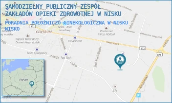 PORADNIA POŁOŻNICZO-GINEKOLOGICZNA W NISKU - SAMODZIELNY PUBLICZNY ZESPÓŁ ZAKŁADÓW OPIEKI ZDROWOTNEJ W NISKU - UL. WOLNOŚCI 54,  NISKO