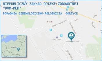 PORADNIA GINEKOLOGICZNO-POŁOŻNICZA - NIEPUBLICZNY ZAKŁAD OPIEKI ZDROWOTNEJ "DOM-MED" - UL. JÓZEFA PIŁSUDSKIEGO 17,  GORZYCE