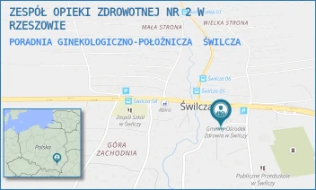 PORADNIA GINEKOLOGICZNO-POŁOŻNICZA - ZESPÓŁ OPIEKI ZDROWOTNEJ NR 2 W RZESZOWIE - UL. - 142,  ŚWILCZA
