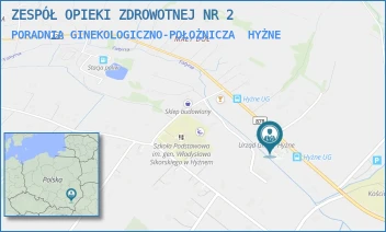 PORADNIA GINEKOLOGICZNO-POŁOŻNICZA - ZESPÓŁ OPIEKI ZDROWOTNEJ NR 2 W RZESZOWIE - UL. - 104,  HYŻNE