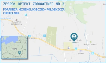 PORADNIA GINEKOLOGICZNO-POŁOŻNICZA - ZESPÓŁ OPIEKI ZDROWOTNEJ NR 2 W RZESZOWIE - UL. - 50A,  CHMIELNIK
