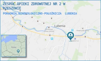 PORADNIA GINEKOLOGICZNO-POŁOŻNICZA - ZESPÓŁ OPIEKI ZDROWOTNEJ NR 2 W RZESZOWIE - LUBENIA 374,  LUBENIA