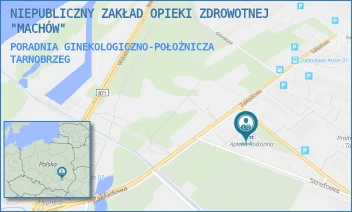 PORADNIA GINEKOLOGICZNO-POŁOŻNICZA - NIEPUBLICZNY ZAKŁAD OPIEKI ZDROWOTNEJ "MACHÓW" - UL. STREFOWA 2,  TARNOBRZEG