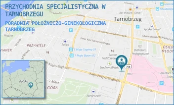 PORADNIA POŁOŻNICZO-GINEKOLOGICZNA - PRZYCHODNIA SPECJALISTYCZNA W TARNOBRZEGU - UL. ADAMA MICKIEWICZA 34,  TARNOBRZEG
