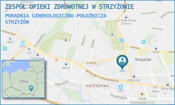 PORADNIA GINEKOLOGICZNO-POŁOŻNICZA - ZESPÓŁ OPIEKI ZDROWOTNEJ W STRZYŻOWIE - UL. 700-LECIA 1,  STRZYŻÓW