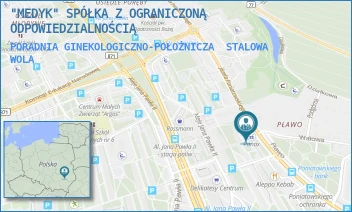 PORADNIA GINEKOLOGICZNO-POŁOŻNICZA - "MEDYK" SPÓŁKA Z OGRANICZONĄ ODPOWIEDZIALNOŚCIĄ - UL. JÓZEFA PONIATOWSKIEGO 31,  STALOWA WOLA