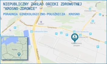 PORADNIA GINEKOLOGICZNO-POŁOŻNICZA - NIEPUBLICZNY ZAKŁAD OPIEKI ZDROWOTNEJ "KROSNO-ZDROWIE" - UL. TYSIĄCLECIA 13,  KROSNO