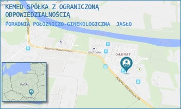 PORADNIA POŁOŻNICZO-GINEKOLOGICZNA - KEMED SPÓŁKA Z OGRANICZONĄ ODPOWIEDZIALNOŚCIĄ - UL. ADAMA MICKIEWICZA 108C,  JASŁO