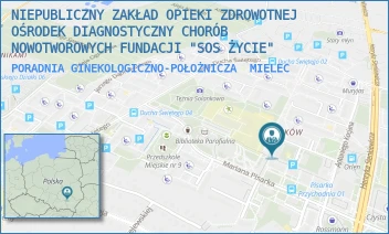 PORADNIA GINEKOLOGICZNO-POŁOŻNICZA - NIEPUBLICZNY ZAKŁAD OPIEKI ZDROWOTNEJ OŚRODEK DIAGNOSTYCZNY CHORÓB NOWOTWOROWYCH FUNDACJI "SOS ŻYCIE" - UL. TAŃSKIEGO 2,  MIELEC