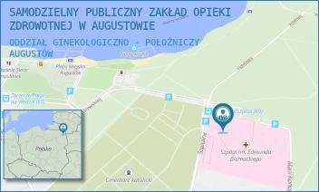 ODDZIAŁ GINEKOLOGICZNO - POŁOŻNICZY - SAMODZIELNY PUBLICZNY ZAKŁAD OPIEKI ZDROWOTNEJ W AUGUSTOWIE - SZPITALNA 12,  AUGUSTÓW