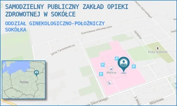 ODDZIAŁ GINEKOLOGICZNO-POŁOŻNICZY - SAMODZIELNY PUBLICZNY ZAKŁAD OPIEKI ZDROWOTNEJ W SOKÓŁCE - GEN. WŁADYSŁAWA SIKORSKIEGO 40,  SOKÓŁKA