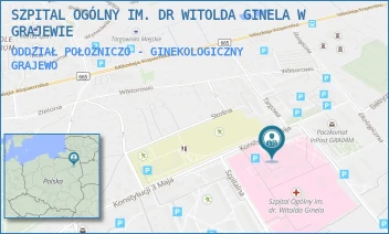 ODDZIAŁ POŁOŻNICZO - GINEKOLOGICZNY - SZPITAL OGÓLNY IM. DR WITOLDA GINELA W GRAJEWIE - KONSTYTUCJI 3 MAJA 34,  GRAJEWO