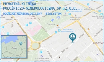 ODDZIAŁ GINEKOLOGICZNY - PRYWATNA KLINIKA POŁOŻNICZO-GINEKOLOGICZNA SP. Z O.O. - PARKOWA 6,  BIAŁYSTOK