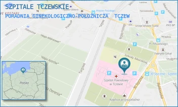 PORADNIA GINEKOLOGICZNO-POŁOŻNICZA - SZPITALE TCZEWSKIE - UL. 30 STYCZNIA 57/58,  TCZEW
