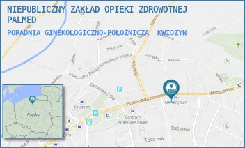 PORADNIA GINEKOLOGICZNO-POŁOŻNICZA - NIEPUBLICZNY ZAKŁAD OPIEKI ZDROWOTNEJ PALMED - UL. BRATERSTWA NARODÓW 52,  KWIDZYN
