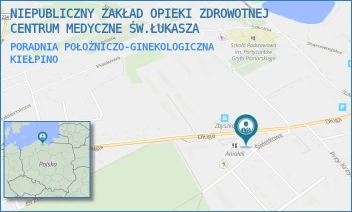 PORADNIA POŁOŻNICZO-GINEKOLOGICZNA - NIEPUBLICZNY ZAKŁAD OPIEKI ZDROWOTNEJ CENTRUM MEDYCZNE ŚW.ŁUKASZA - UL. DŁUGA 36C,  KIEŁPINO