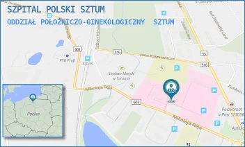 ODDZIAŁ POŁOŻNICZO-GINEKOLOGICZNY - SZPITAL POLSKI SZTUM - UL. REJA 12,  SZTUM