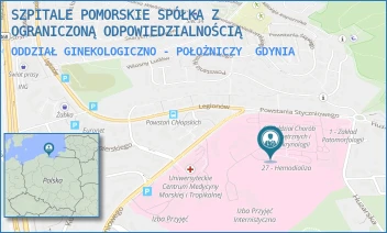 ODDZIAŁ GINEKOLOGICZNO - POŁOŻNICZY - SZPITALE POMORSKIE SPÓŁKA Z OGRANICZONĄ ODPOWIEDZIALNOŚCIĄ - UL. POWSTANIA STYCZNIOWEGO 1,  GDYNIA