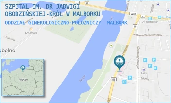 ODDZIAŁ GINEKOLOGICZNO-POŁOŻNICZY - SZPITAL IM. DR JADWIGI OBODZIŃSKIEJ-KRÓL W MALBORKU - AL. ARMII KRAJOWEJ 105/106,  MALBORK