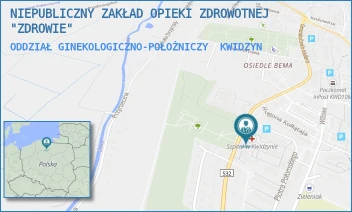 ODDZIAŁ GINEKOLOGICZNO-POŁOŻNICZY - NIEPUBLICZNY ZAKŁAD OPIEKI ZDROWOTNEJ "ZDROWIE" - UL. JÓZEFA HALLERA 31,  KWIDZYN