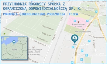 PORADNIA GINEKOLOGICZNO-POŁOŻNICZA - PRZYCHODNIA ROGOWSCY SPÓŁKA Z OGRANICZONĄ ODPOWIEDZIALNOŚCIĄ - UL. 30 STYCZNIA 55,  TCZEW