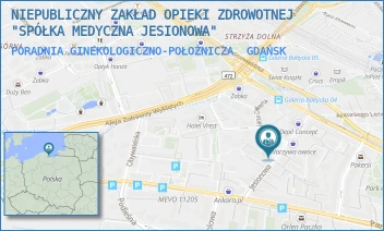 PORADNIA GINEKOLOGICZNO-POŁOŻNICZA - NIEPUBLICZNY ZAKŁAD OPIEKI ZDROWOTNEJ "SPÓŁKA MEDYCZNA JESIONOWA" - UL. JESIONOWA 5,  GDAŃSK