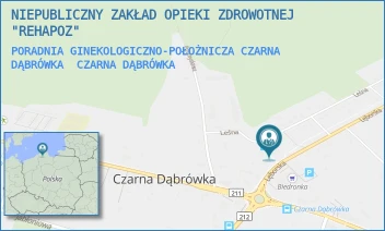 PORADNIA GINEKOLOGICZNO-POŁOŻNICZA CZARNA DĄBRÓWKA - NIEPUBLICZNY ZAKŁAD OPIEKI ZDROWOTNEJ "REHAPOZ" - UL. LĘBORSKA 9,  CZARNA DĄBRÓWKA