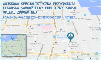PORADNIA POŁOŻNICZO-GINEKOLOGICZNA - WOJSKOWA SPECJALISTYCZNA PRZYCHODNIA LEKARSKA SAMODZIELNY PUBLICZNY ZAKŁAD OPIEKI ZDROWOTNEJ - UL. KAZIMIERZA PUŁASKIEGO 4,  GDYNIA