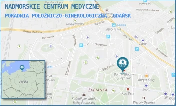 PORADNIA POŁOŻNICZO-GINEKOLOGICZNA - NADMORSKIE CENTRUM MEDYCZNE SPÓŁKA Z OGRANICZONĄ ODPOWIEDZIALNOŚCIĄ - UL. GDYŃSKA 1,  GDAŃSK