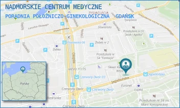 PORADNIA POŁOŻNICZO-GINEKOLOGICZNA - NADMORSKIE CENTRUM MEDYCZNE SPÓŁKA Z OGRANICZONĄ ODPOWIEDZIALNOŚCIĄ - UL. JAGIELLOŃSKA 7,  GDAŃSK