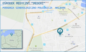 PORADNIA GINEKOLOGICZNO-POŁOŻNICZA - OŚRODEK MEDYCZNY "MEDERI" - UL. TADEUSZA KOTARBIŃSKIEGO 10,  MALBORK