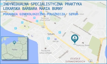 PORADNIA GINEKOLOGICZNO-POŁOŻNICZA - INDYWIDUALNA SPECJALISTYCZNA PRAKTYKA LEKARSKA BARBARA MARIA BURNY - UL. CHEŁMIŃSKA 8,  SZTUM