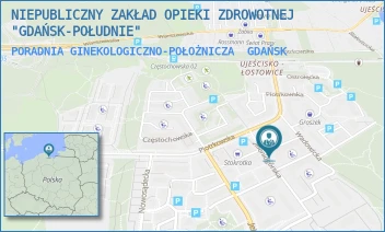 PORADNIA GINEKOLOGICZNO-POŁOŻNICZA - NIEPUBLICZNY ZAKŁAD OPIEKI ZDROWOTNEJ "GDAŃSK-POŁUDNIE" - UL. JELENIOGÓRSKA 3,  GDAŃSK