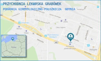 PORADNIA GINEKOLOGICZNO-POŁOŻNICZA - PRZYCHODNIA LEKARSKA GRABÓWEK - UL. STEFANA RAMUŁTA 45,  GDYNIA