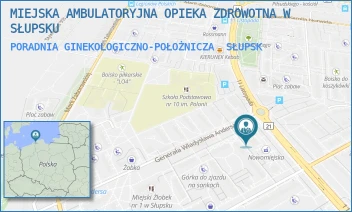 PORADNIA GINEKOLOGICZNO-POŁOŻNICZA - MIEJSKA AMBULATORYJNA OPIEKA ZDROWOTNA W SŁUPSKU - UL. 11 LISTOPADA 7,  SŁUPSK
