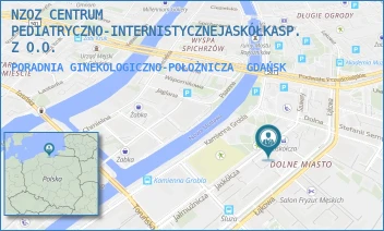 PORADNIA GINEKOLOGICZNO-POŁOŻNICZA - NZOZ CENTRUM PEDIATRYCZNO-INTERNISTYCZNEJASKÓŁKASP.Z O.O. - UL. JASKÓŁCZA 7/15,  GDAŃSK