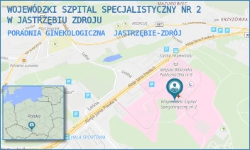 PORADNIA GINEKOLOGICZNA - WOJEWÓDZKI SZPITAL SPECJALISTYCZNY NR 2 W JASTRZĘBIU ZDROJU - UL. ALEJA JANA PAWŁA II 7,  JASTRZĘBIE-ZDRÓJ